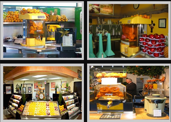 Zumexの商業オレンジ ジューサー、コーヒー バーのためのレモン ジュース機械メーカーのジューサーのスクイーザ