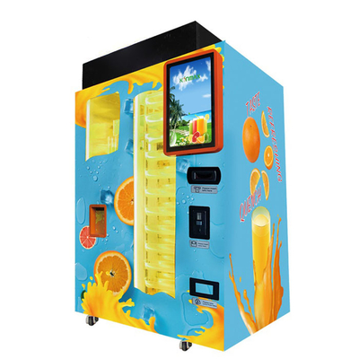 クレジット カードのステンレス鋼から成っている自動化された新しいオレンジ ジュースの自動販売機