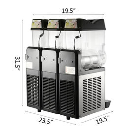 12L×3 800W の氷の廃油機械、凍結する飲料のための商業廃油機械