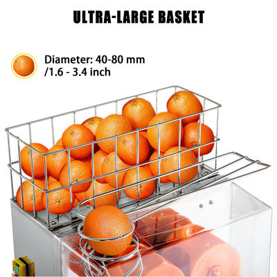5kg 棒 350 × 420 の × 770mm のための自動オレンジ ジューサー機械/電気柑橘類のジューサー
