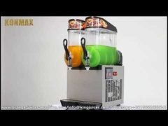 Mall Frozen Slush Machine Large Capacity Double Bowl