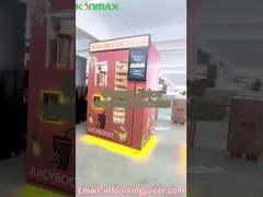 カード決済 全自動 天然果汁販売機 新鮮オレンジジュース 自動販売機