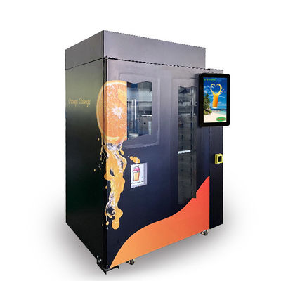 コマーシャルのための自動新たに絞られたオレンジ ジュースの自動販売機