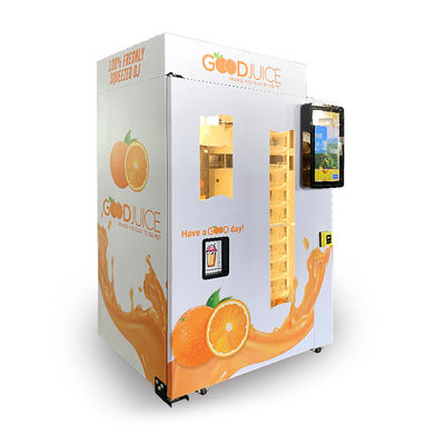 LED表示スクリーンが付いている電気新たに絞られたオレンジ ジュースの自動販売機