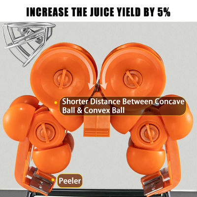 電気 250w 商業オレンジ ジューサー機械自動およびステンレス鋼ボディ