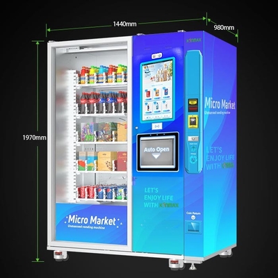 娯楽ロボット腕を搭載する自動飲料ビール箱の軽食の自動販売機ムンバイ