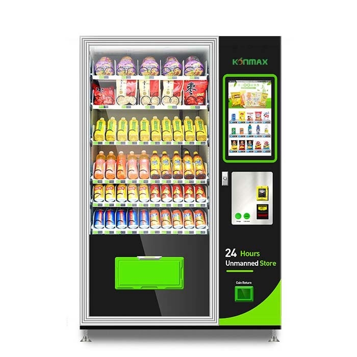 スマートな食糧および飲み物の自己サービス自動販売機の螺線形の皿の冷却装置
